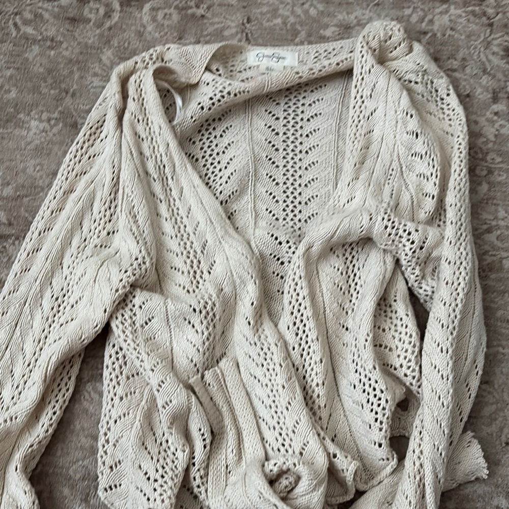 Cream Knit Women's Sweater